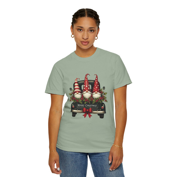 Cute Gnome Merry Christmas Unisex T-Shirt, Holiday Tee, Christmas Gift, Festive Apparel, Gnome Design, Seasonal Wear