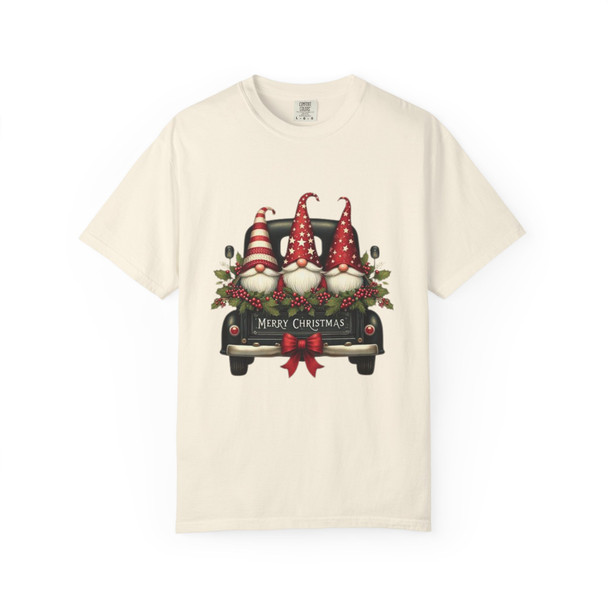 Cute Gnome Merry Christmas Unisex T-Shirt, Holiday Tee, Christmas Gift, Festive Apparel, Gnome Design, Seasonal Wear