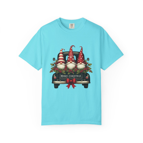 Cute Gnome Merry Christmas Unisex T-Shirt, Holiday Tee, Christmas Gift, Festive Apparel, Gnome Design, Seasonal Wear