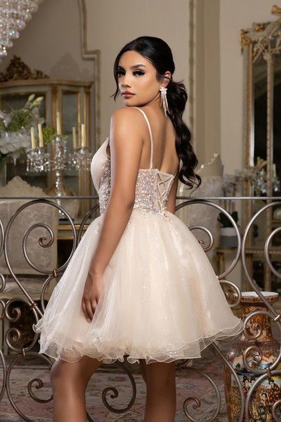 MayQueen MQ2192 Short Sparkle Tulle Homecoming Dress MayQueen MQ2192 Short Sparkle Tulle Homecoming Dress