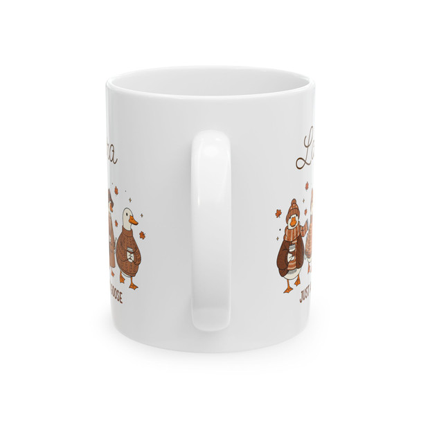Whimsical Personalized Cozy Goose Mug| Coffee Lovers, Quirky Birthday Gift, Tea Lover, Kitchen Decor, Cocoa Mug