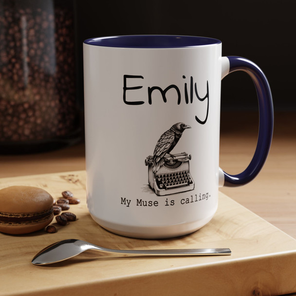 Personalized Writer's Coffee Mug - Creative Gift for Authors, Ideal for Birthdays, Holidays, or Just Because, Writing Mug, Custom Name Mug