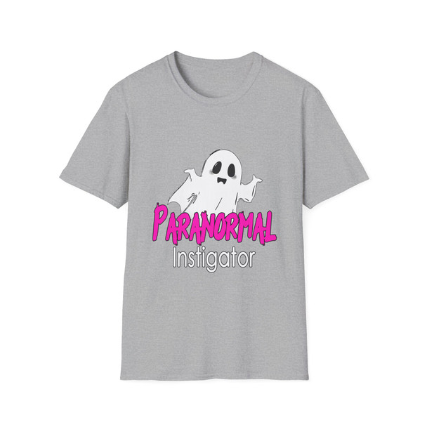 Paranormal Instigator Ghost T-Shirt — Cute Spooky Halloween Tee
