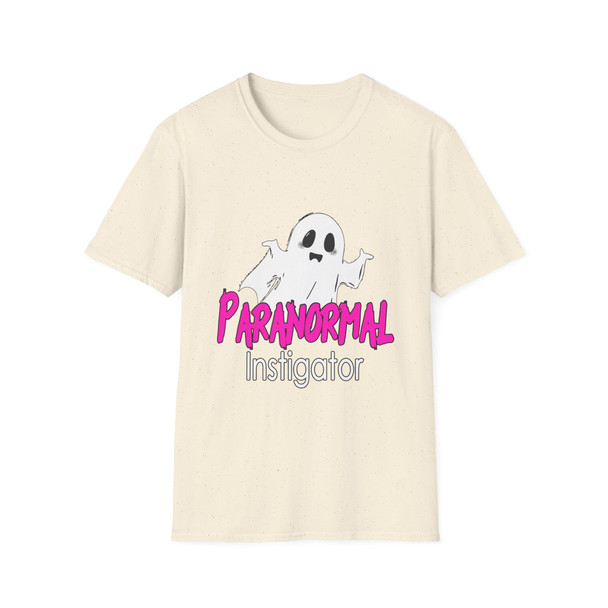Paranormal Instigator Ghost T-Shirt — Cute Spooky Halloween Tee