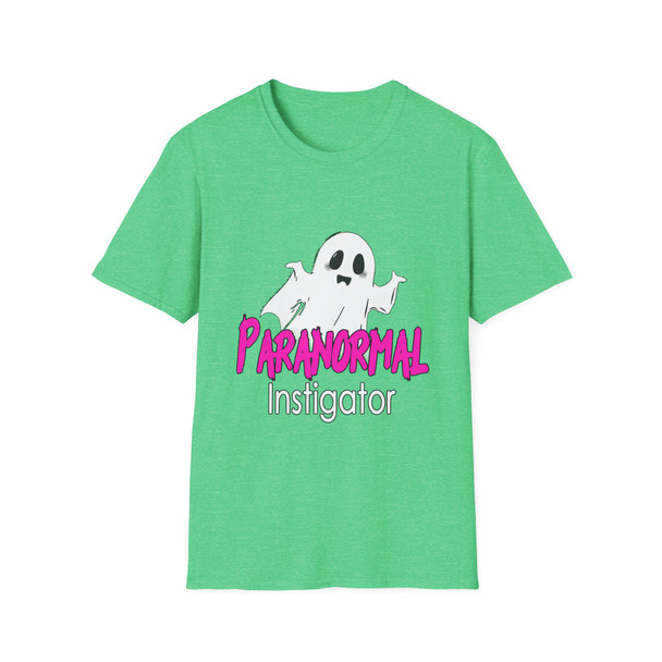 Paranormal Instigator Ghost T-Shirt — Cute Spooky Halloween Tee