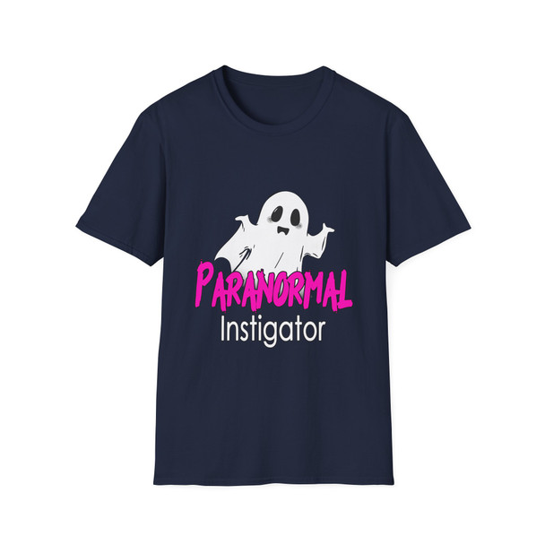 Paranormal Instigator Ghost T-Shirt — Cute Spooky Halloween Tee