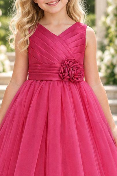 Cinderella Couture CCK-9201 Classic Flower Girl Dress With Bow