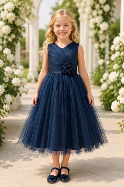 Cinderella Couture CCK-9201 Classic Flower Girl Dress With Bow