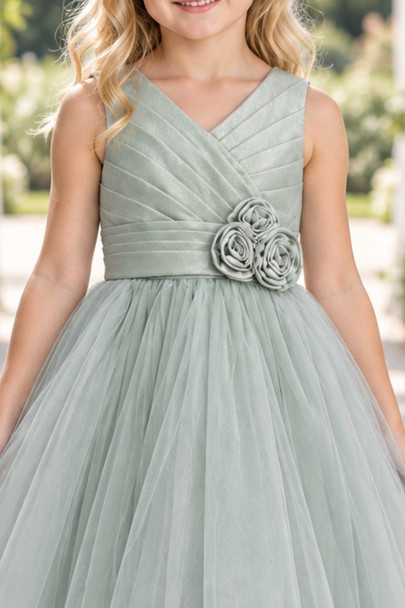 Cinderella Couture CCK-9201 Classic Flower Girl Dress With Bow