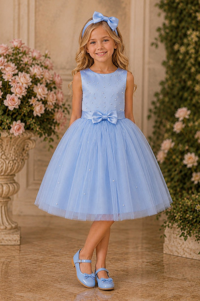 Cinderella Couture Kids 9214 Classic Flower Girl Dress In Tulle & Satin