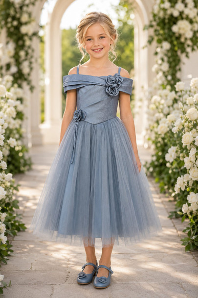 Cinderella Couture 9202 Tea Length Classic Flower Girl Dress