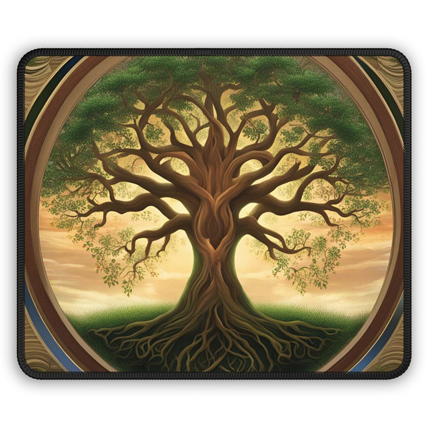 Tree of Life Pattern Gaming Mouse Pad