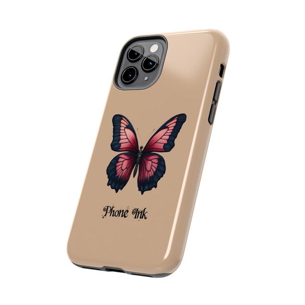 Phone Ink Butterfly Phone-Too Tough Phone Case for iPhone in 21 different sizes. Compatible with iPhone 7, 8, X, 11, 12, 13, 14 and more.