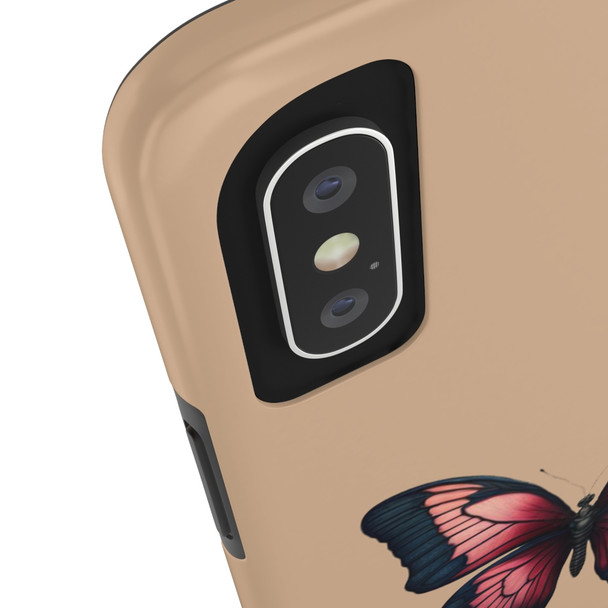 Phone Ink Butterfly Phone-Too Tough Phone Case for iPhone in 21 different sizes. Compatible with iPhone 7, 8, X, 11, 12, 13, 14 and more.