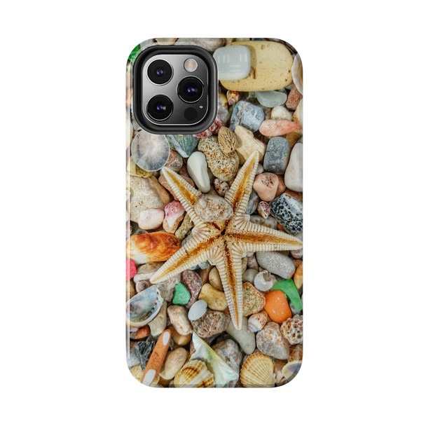 Seashore Tough Phone Case for iPhone in 21 different sizes. Compatible with iPhone 7, 8, X, 11, 12, 13, 14 and more.
