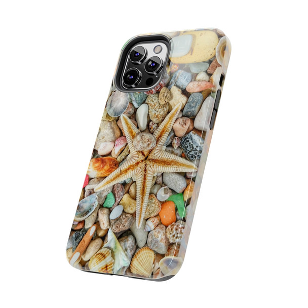 Seashore Tough Phone Case for iPhone in 21 different sizes. Compatible with iPhone 7, 8, X, 11, 12, 13, 14 and more.