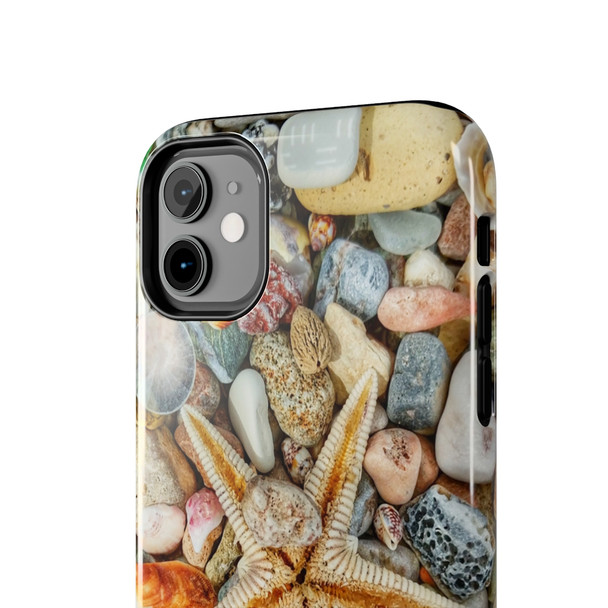 Seashore Tough Phone Case for iPhone in 21 different sizes. Compatible with iPhone 7, 8, X, 11, 12, 13, 14 and more.