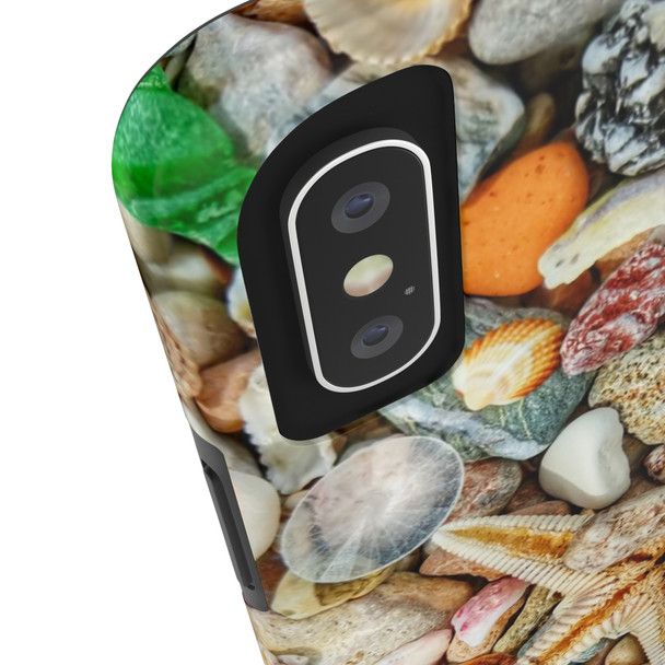 Seashore Tough Phone Case for iPhone in 21 different sizes. Compatible with iPhone 7, 8, X, 11, 12, 13, 14 and more.