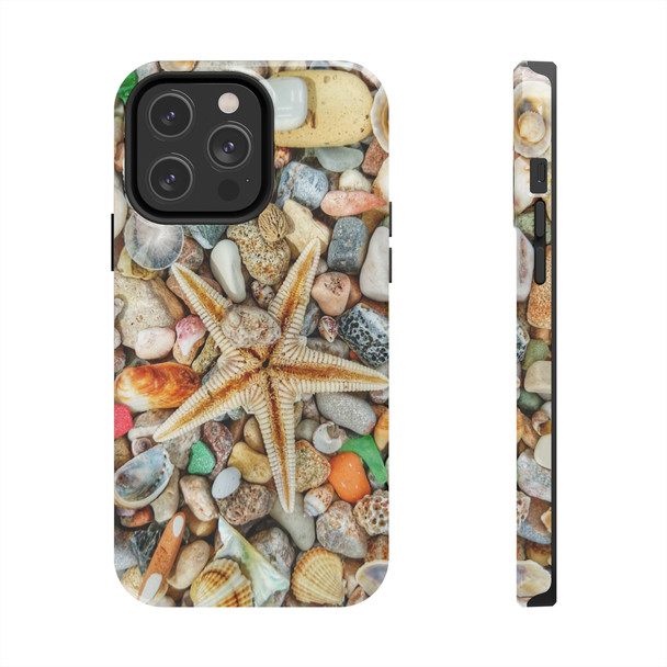 Seashore Tough Phone Case for iPhone in 21 different sizes. Compatible with iPhone 7, 8, X, 11, 12, 13, 14 and more.