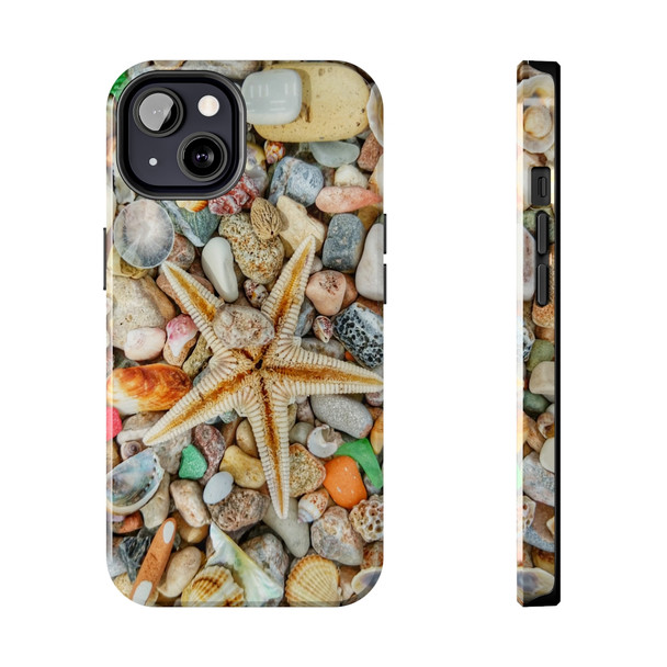 Seashore Tough Phone Case for iPhone in 21 different sizes. Compatible with iPhone 7, 8, X, 11, 12, 13, 14 and more.