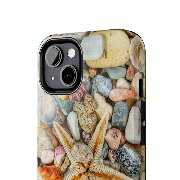 Seashore Tough Phone Case for iPhone in 21 different sizes. Compatible with iPhone 7, 8, X, 11, 12, 13, 14 and more.