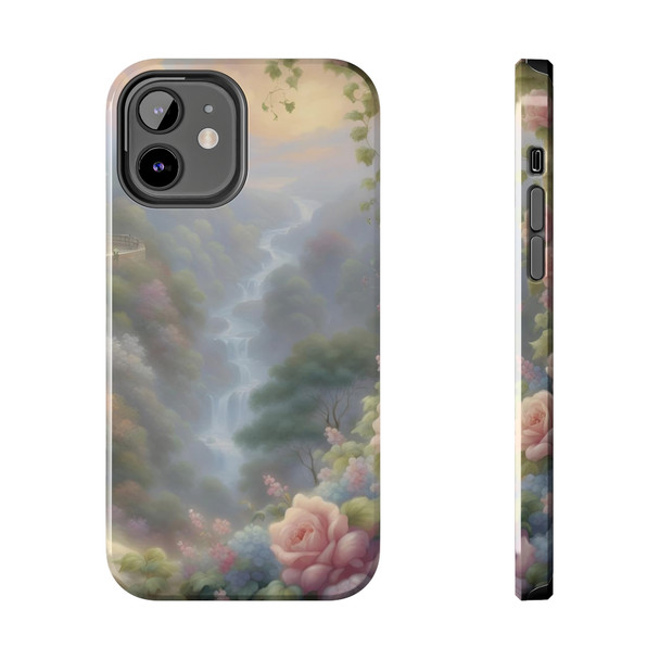 Fantasy Falls Tough Phone Case for iPhone in 21 different sizes. Compatible with iPhone 7, 8, X, 11, 12, 13, 14 and more.