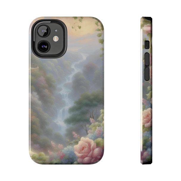 Fantasy Falls Tough Phone Case for iPhone in 21 different sizes. Compatible with iPhone 7, 8, X, 11, 12, 13, 14 and more.