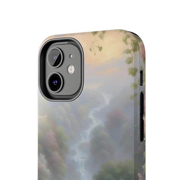 Fantasy Falls Tough Phone Case for iPhone in 21 different sizes. Compatible with iPhone 7, 8, X, 11, 12, 13, 14 and more.