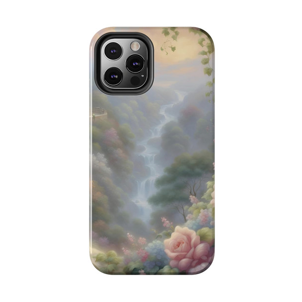 Fantasy Falls Tough Phone Case for iPhone in 21 different sizes. Compatible with iPhone 7, 8, X, 11, 12, 13, 14 and more.