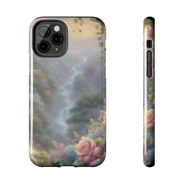 Fantasy Falls Tough Phone Case for iPhone in 21 different sizes. Compatible with iPhone 7, 8, X, 11, 12, 13, 14 and more.