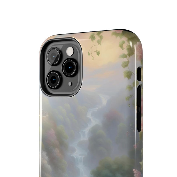 Fantasy Falls Tough Phone Case for iPhone in 21 different sizes. Compatible with iPhone 7, 8, X, 11, 12, 13, 14 and more.