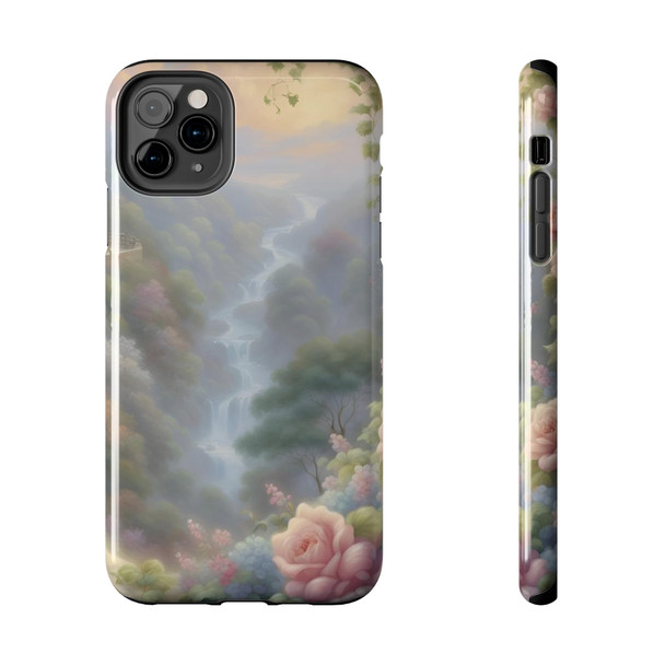Fantasy Falls Tough Phone Case for iPhone in 21 different sizes. Compatible with iPhone 7, 8, X, 11, 12, 13, 14 and more.