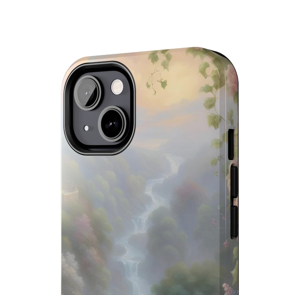 Fantasy Falls Tough Phone Case for iPhone in 21 different sizes. Compatible with iPhone 7, 8, X, 11, 12, 13, 14 and more.