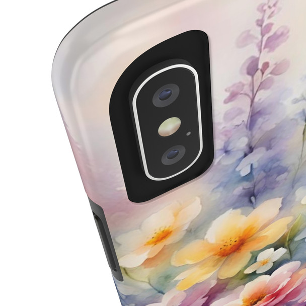 Spring Bouquet Tough Phone Case for iPhone in 21 different sizes. Compatible with iPhone 7, 8, X, 11, 12, 13, 14 and more.