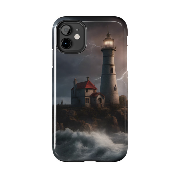 Lighthouse Tough Lightweight Phone Case for iPhone in 21 different sizes. Compatible with iPhone 7, 8, X, 11, 12, 13, 14 and more.