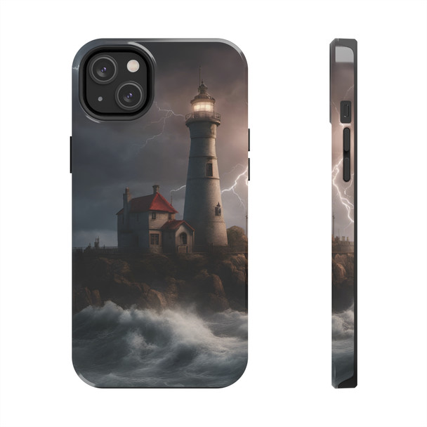 Lighthouse Tough Lightweight Phone Case for iPhone in 21 different sizes. Compatible with iPhone 7, 8, X, 11, 12, 13, 14 and more.