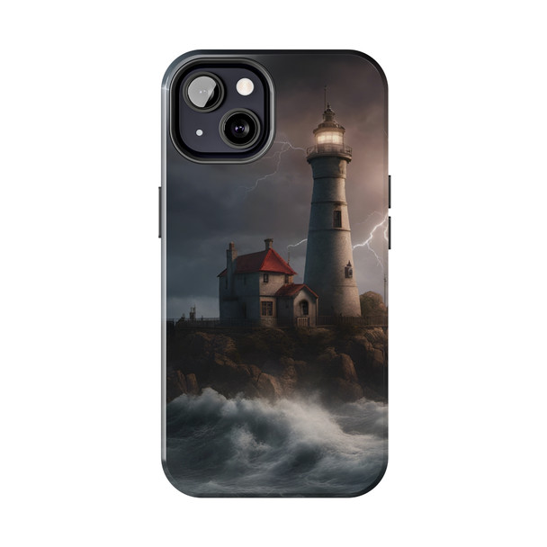 Lighthouse Tough Lightweight Phone Case for iPhone in 21 different sizes. Compatible with iPhone 7, 8, X, 11, 12, 13, 14 and more.