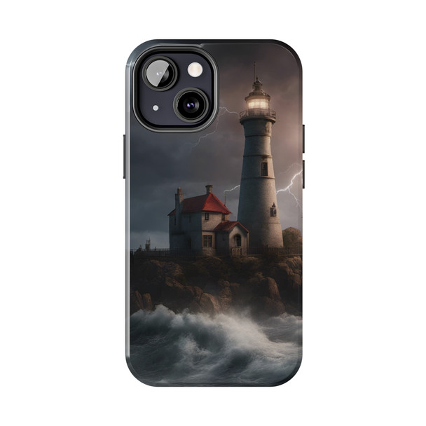 Lighthouse Tough Lightweight Phone Case for iPhone in 21 different sizes. Compatible with iPhone 7, 8, X, 11, 12, 13, 14 and more.
