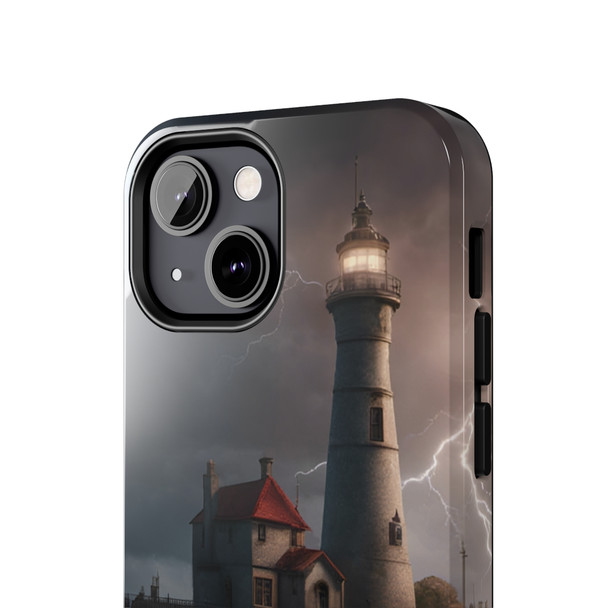Lighthouse Tough Lightweight Phone Case for iPhone in 21 different sizes. Compatible with iPhone 7, 8, X, 11, 12, 13, 14 and more.
