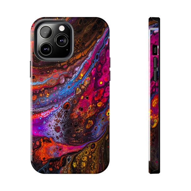 Abstract Design Tough Phone Case for iPhone in 21 different sizes. Compatible with iPhone 7, 8, X, 11, 12, 13, 14 and more.