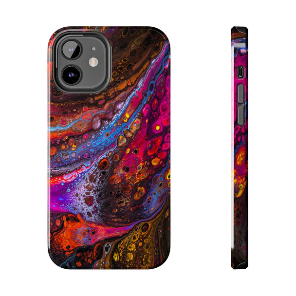 Abstract Design Tough Phone Case for iPhone in 21 different sizes. Compatible with iPhone 7, 8, X, 11, 12, 13, 14 and more.