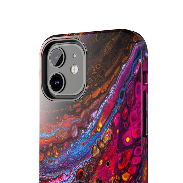 Abstract Design Tough Phone Case for iPhone in 21 different sizes. Compatible with iPhone 7, 8, X, 11, 12, 13, 14 and more.