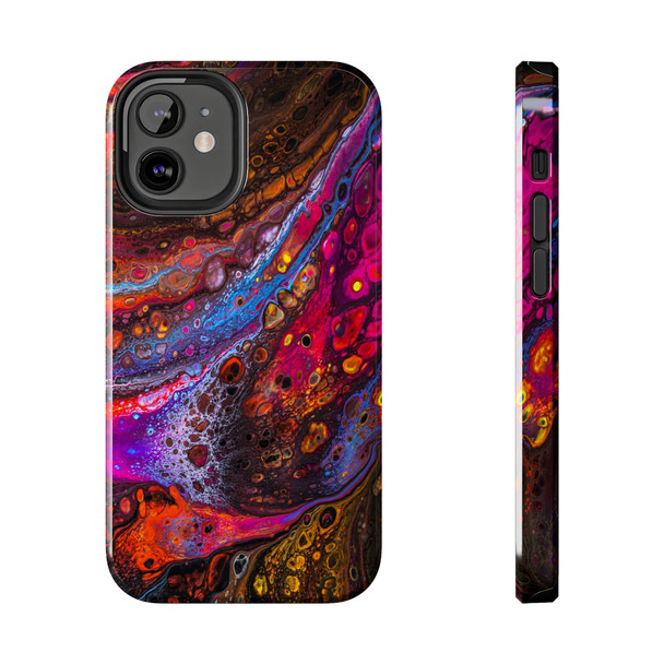 Abstract Design Tough Phone Case for iPhone in 21 different sizes. Compatible with iPhone 7, 8, X, 11, 12, 13, 14 and more.