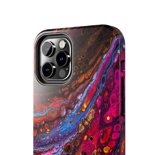 Abstract Design Tough Phone Case for iPhone in 21 different sizes. Compatible with iPhone 7, 8, X, 11, 12, 13, 14 and more.