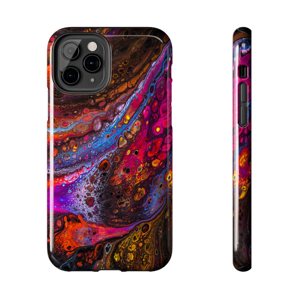 Abstract Design Tough Phone Case for iPhone in 21 different sizes. Compatible with iPhone 7, 8, X, 11, 12, 13, 14 and more.