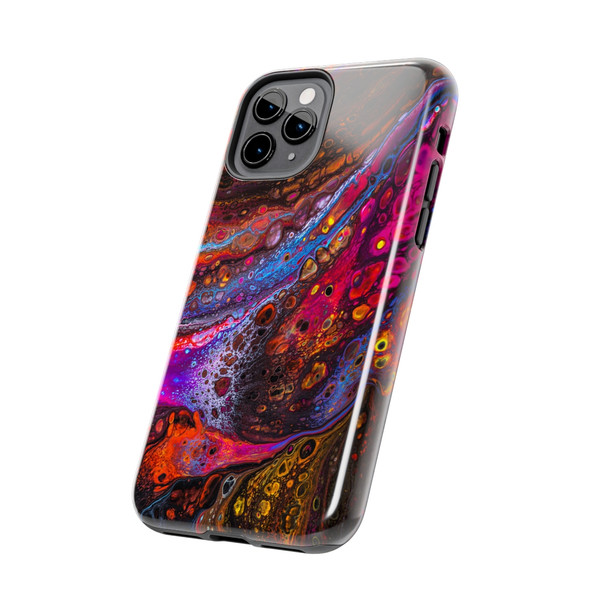 Abstract Design Tough Phone Case for iPhone in 21 different sizes. Compatible with iPhone 7, 8, X, 11, 12, 13, 14 and more.