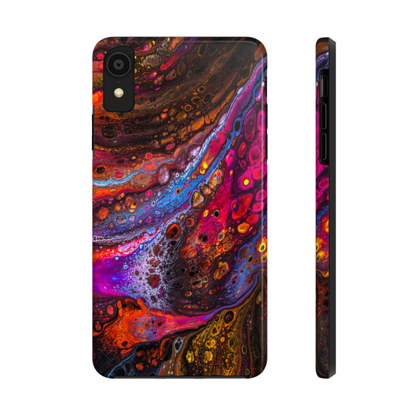Abstract Design Tough Phone Case for iPhone in 21 different sizes. Compatible with iPhone 7, 8, X, 11, 12, 13, 14 and more.