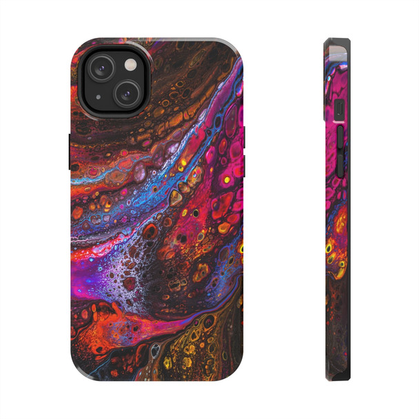 Abstract Design Tough Phone Case for iPhone in 21 different sizes. Compatible with iPhone 7, 8, X, 11, 12, 13, 14 and more.