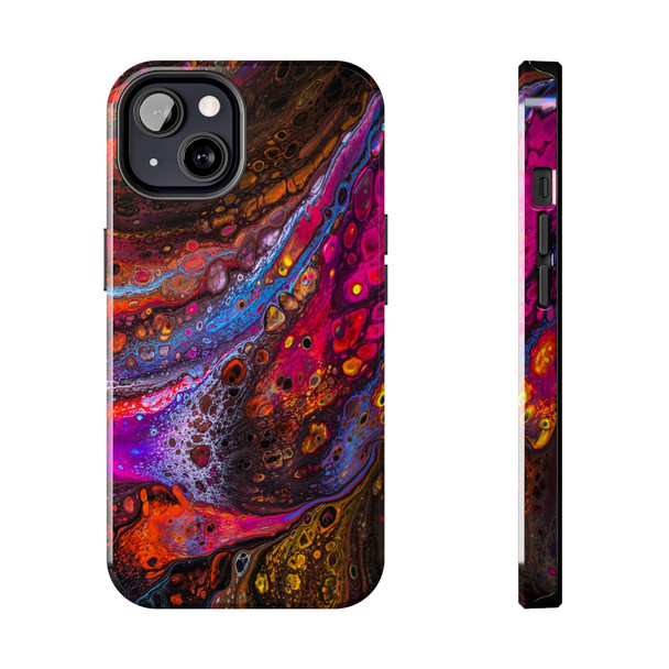 Abstract Design Tough Phone Case for iPhone in 21 different sizes. Compatible with iPhone 7, 8, X, 11, 12, 13, 14 and more.