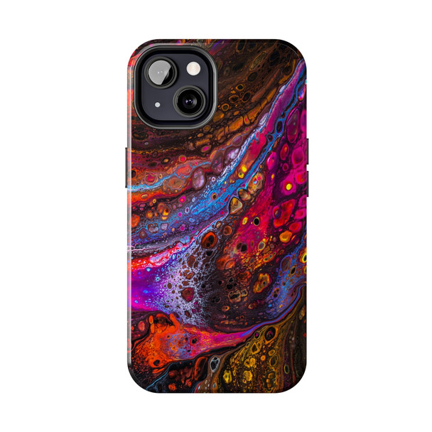 Abstract Design Tough Phone Case for iPhone in 21 different sizes. Compatible with iPhone 7, 8, X, 11, 12, 13, 14 and more.